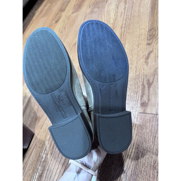 Beige Chelsea Style Ankle Boots Size 7.5 NEW Equestrian Old Money Classic - Picture 8 of 11